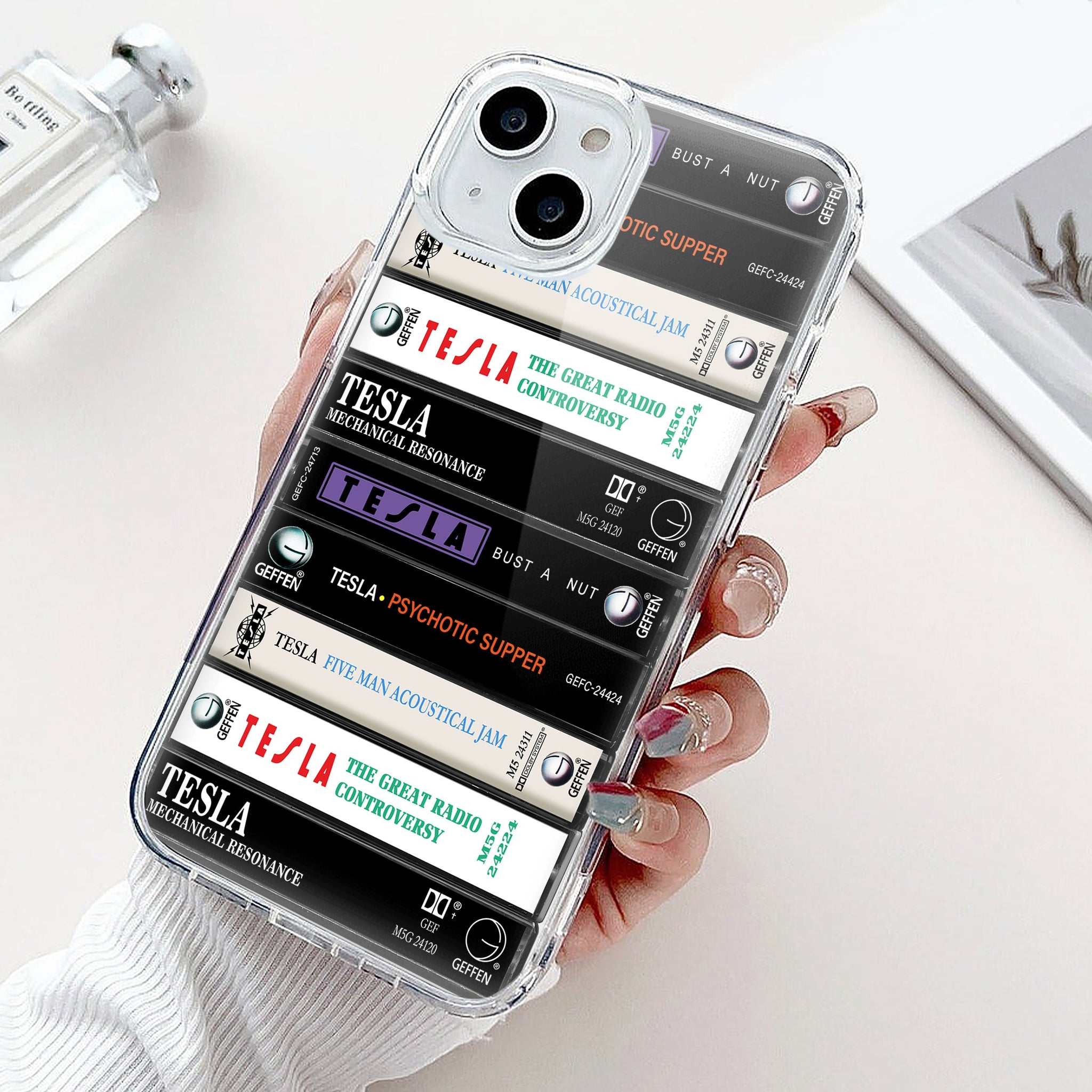 Tesla Albums Cassette Collection Retro Phone Case