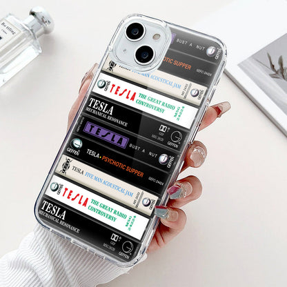 Tesla Albums Cassette Collection Retro Phone Case