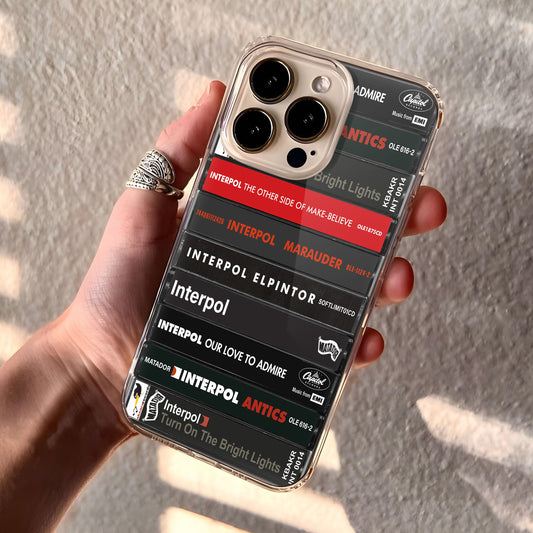 Interpol Albums Cassette Collection Retro Phone Case