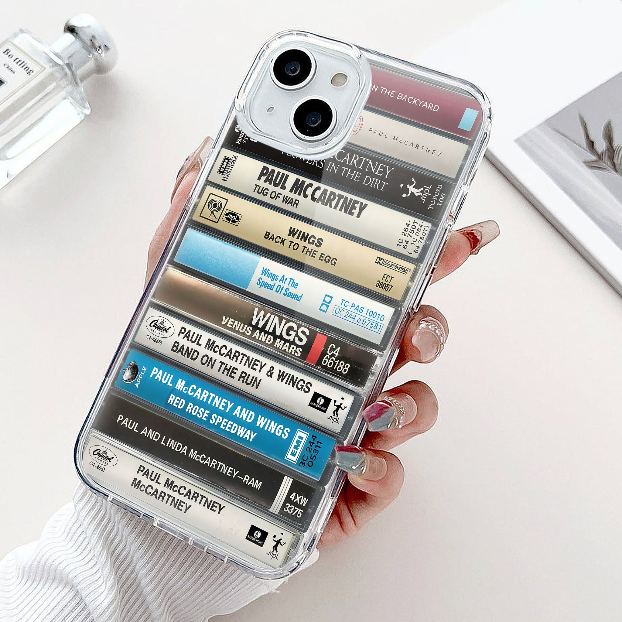 Paul McCartney Albums Cassette Collection Retro Phone Case