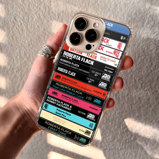 Roberta Flack Albums Cassette Collection Retro Phone Case