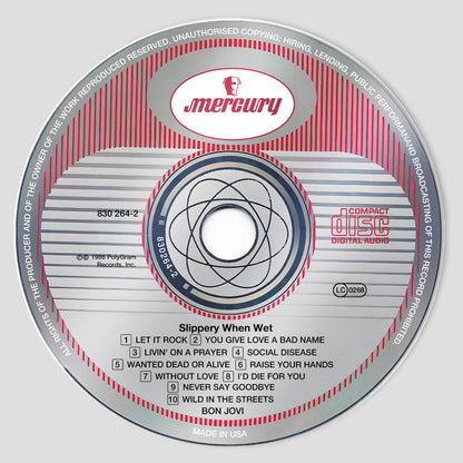 Slippery When Wet Albums CD Magnetic Phone Grip - Bon Jovi