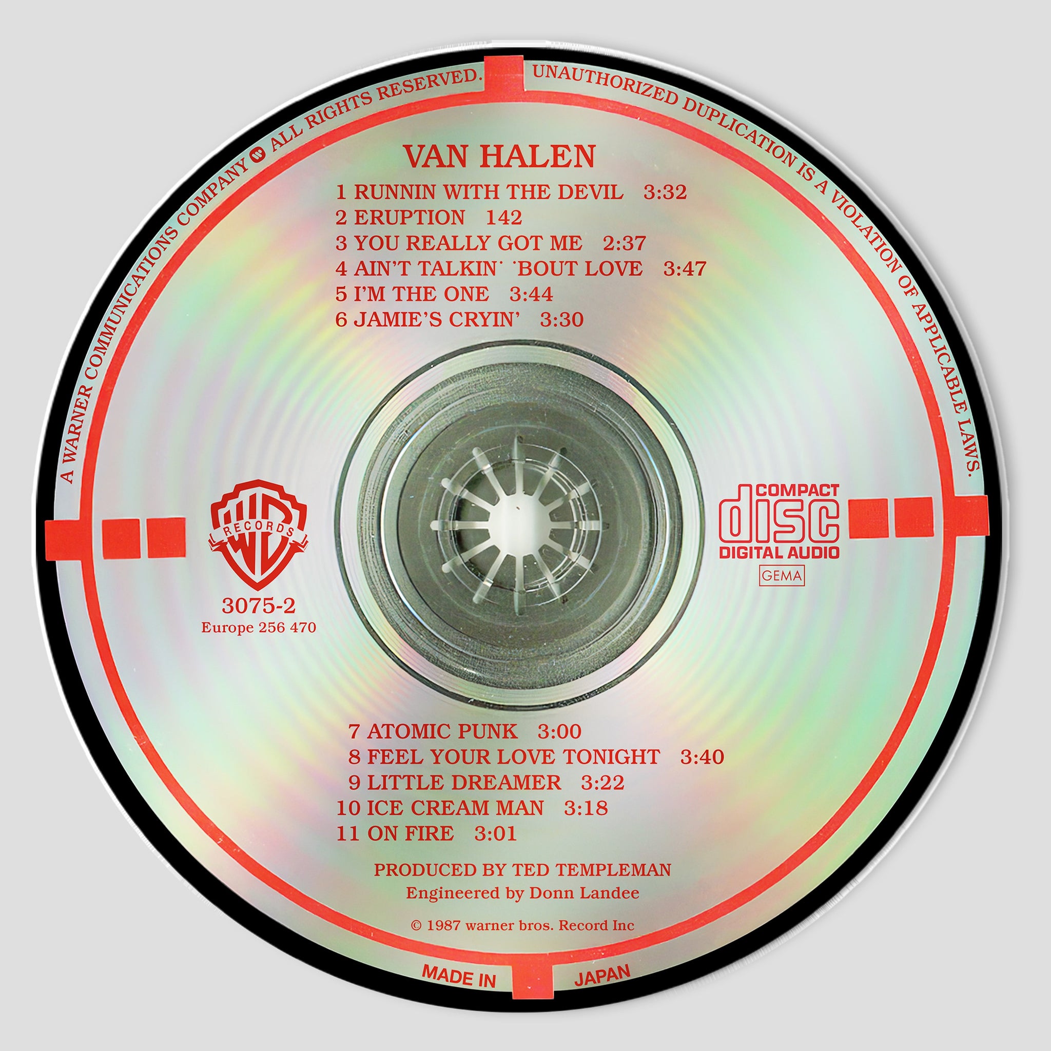 Van Halen CD Magnetic Phone Grip