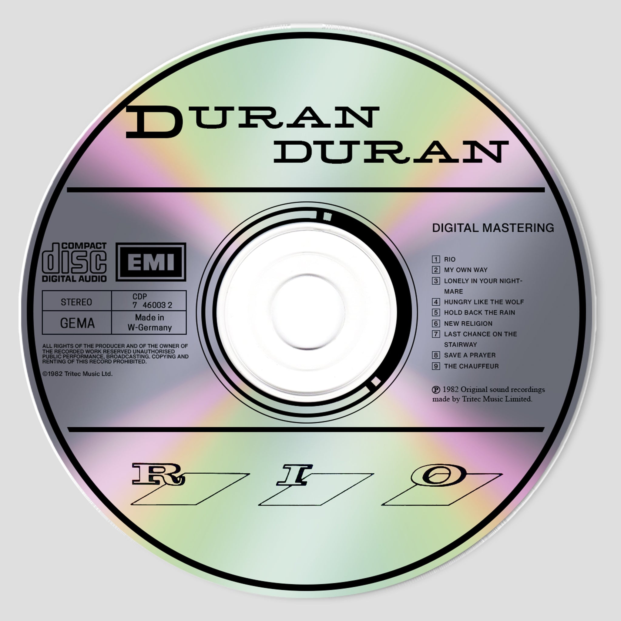 Rio CD Magnetic Phone Grip - Duran Duran