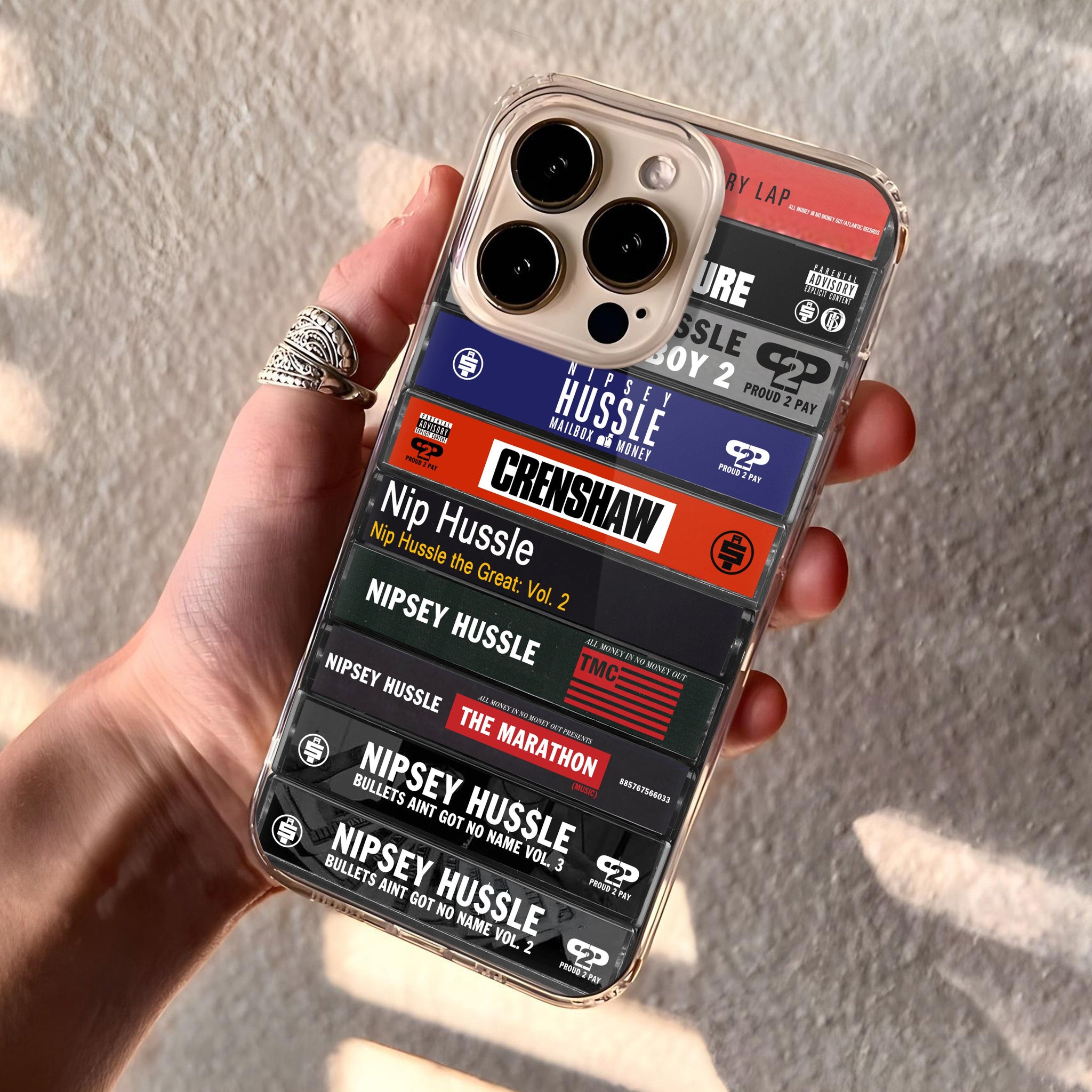 Nipsey Hussle Albums Cassette Collection Retro Phone Case