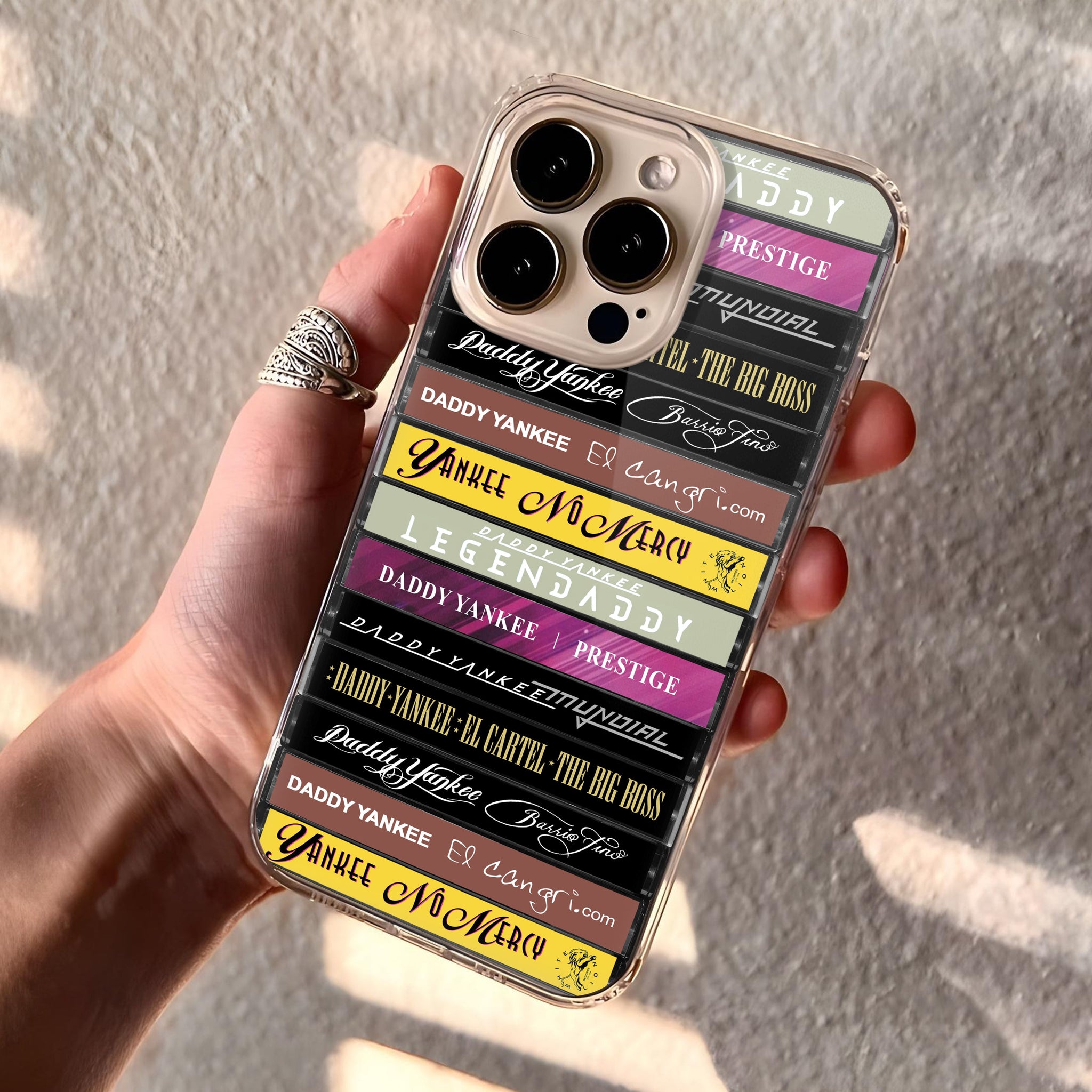 Daddy Yankee Albums Cassette Collection Retro Phone Case
