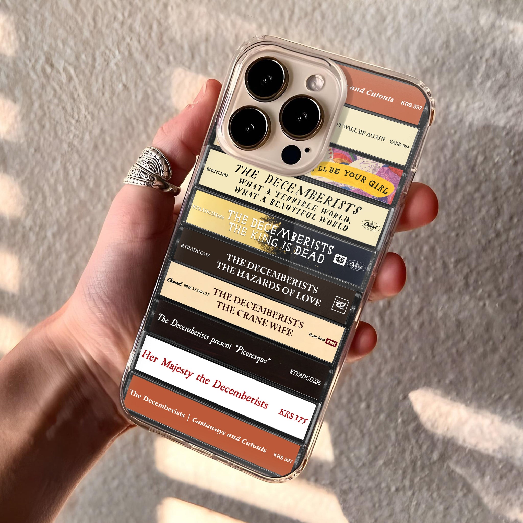 The Decemberists Albums Cassette Collection Retro Phone Case