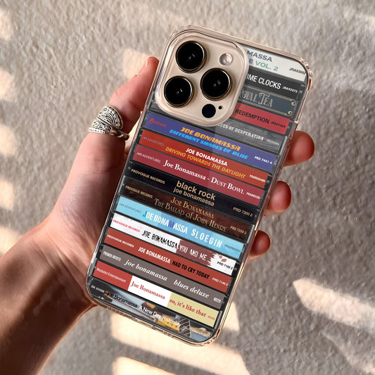 Joe Bonamassa Albums Cassette Collection Retro Phone Case