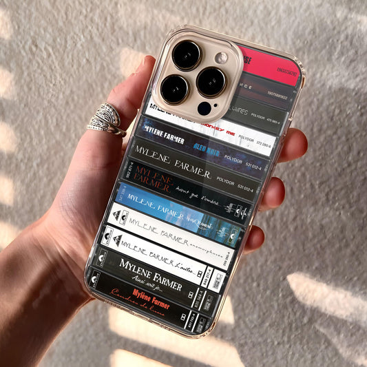 Myl��ne Farmer Albums Cassette Collection Retro Phone Case