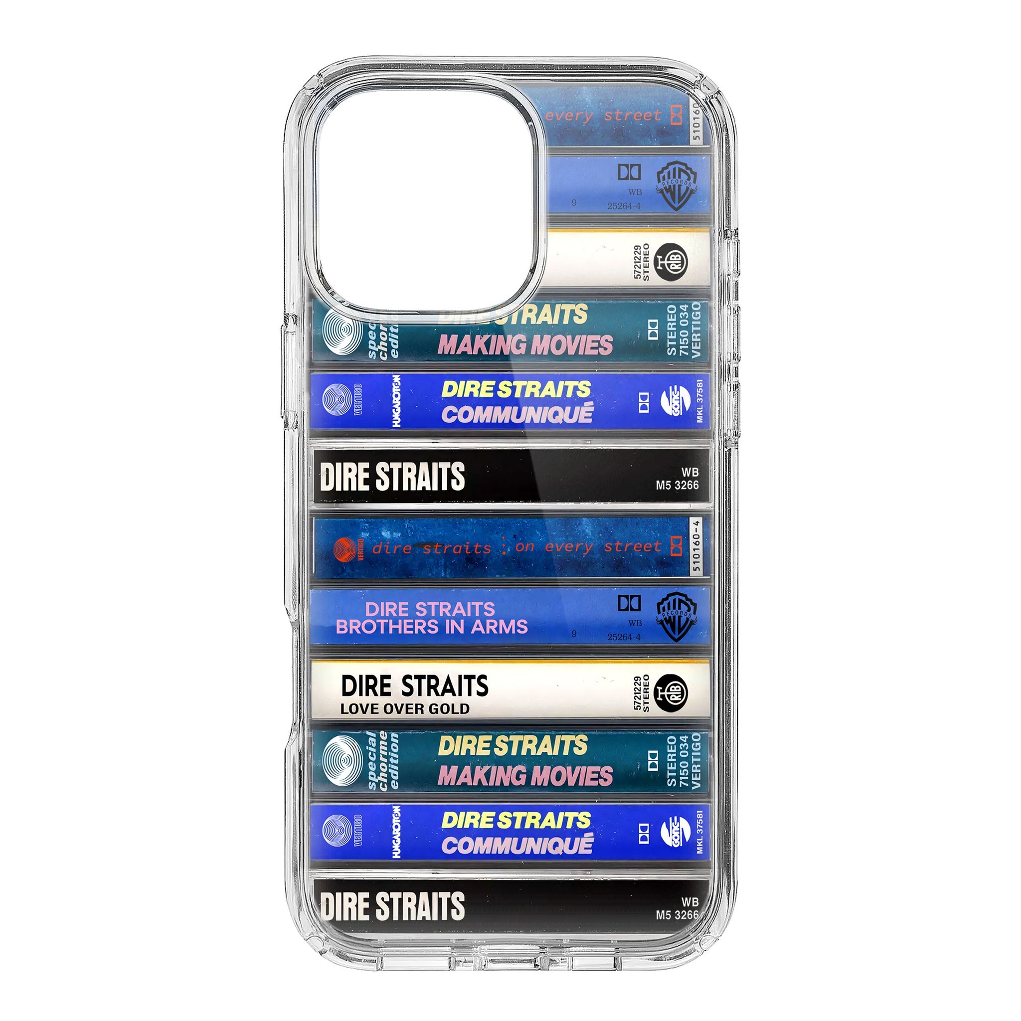 Dire Straits Albums Cassette Collection Retro Phone Case