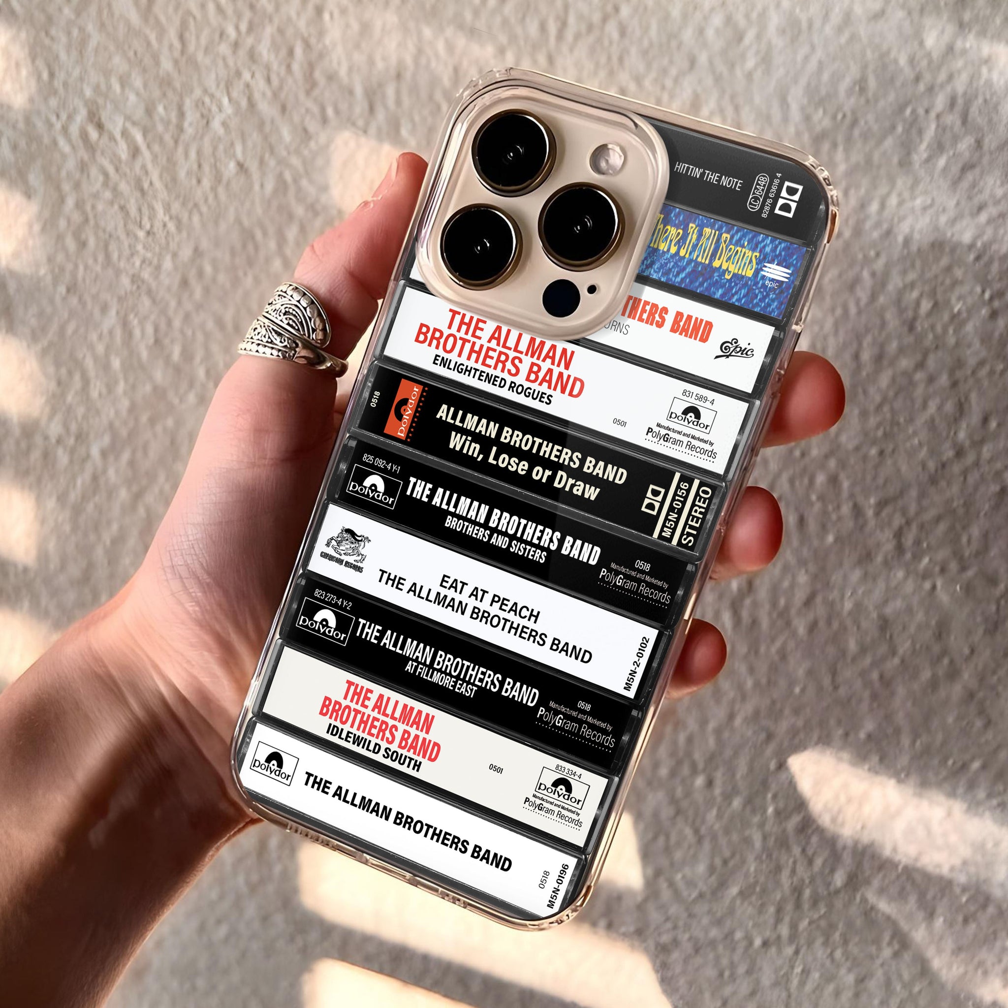 The Allman Brothers Albums Cassette Collection Retro Phone Case