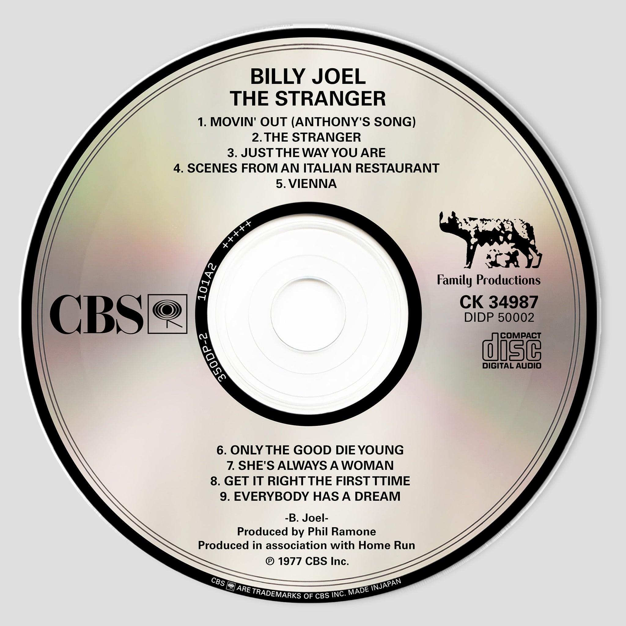 The Stranger CD Magnetic Phone Grip - Billy Joel