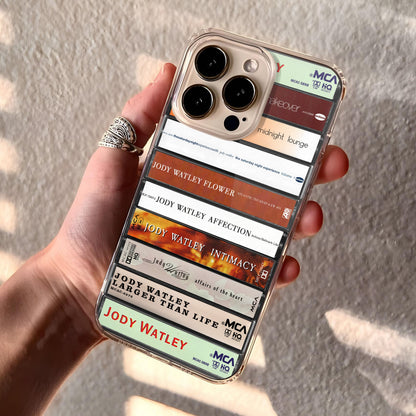 Jody Watley Albums Cassette Collection Retro Phone Case