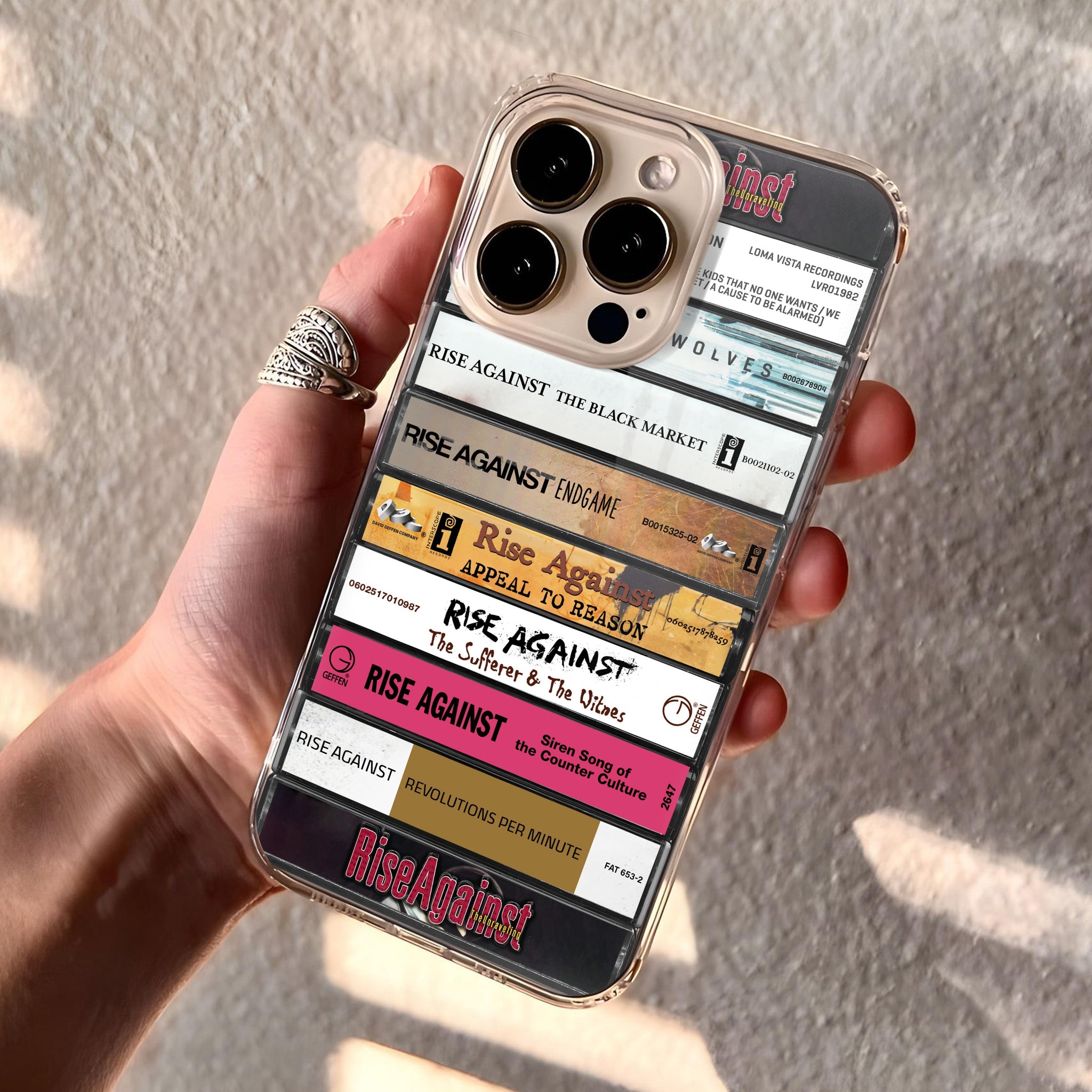 Rise Against Albums Cassette Collection Retro Phone Case
