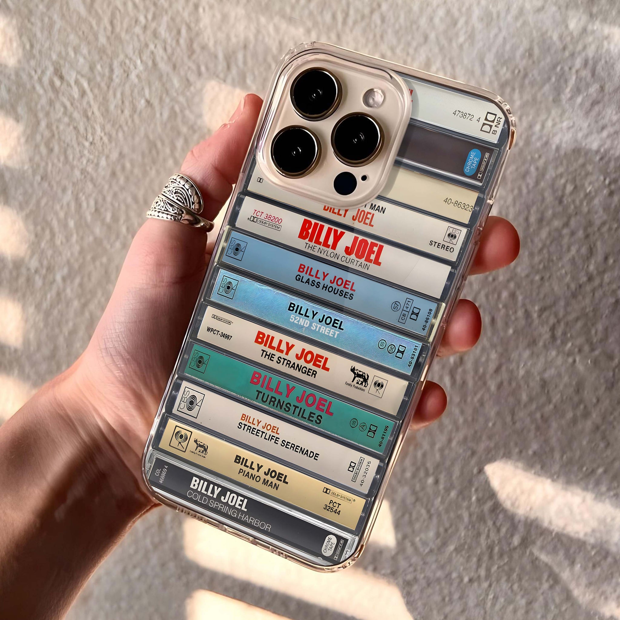 Billy Joel Albums Cassette Collection Retro Phone Case