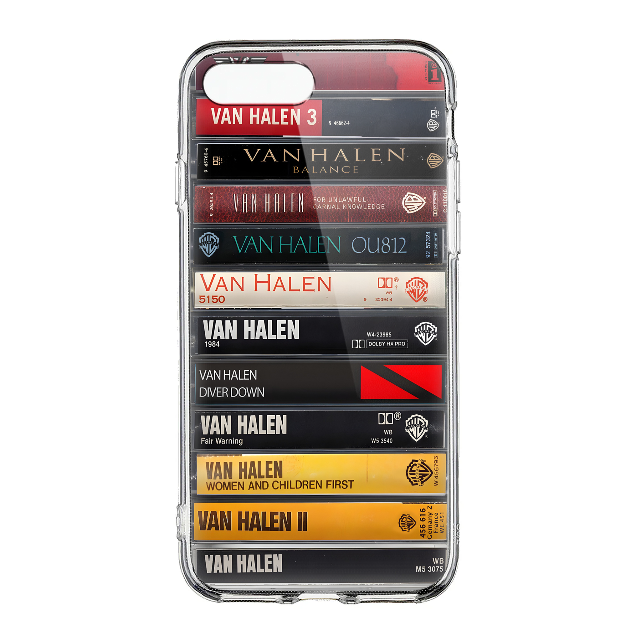 Van Halen Albums Cassette Collection Retro MagSafe Phone Case
