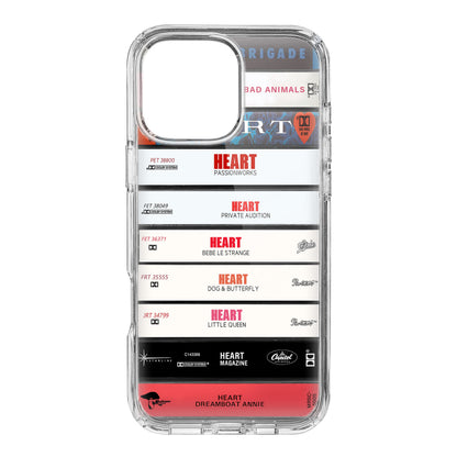 Heart Albums Cassette Collection Retro Phone Case