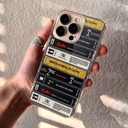 Tupac Albums Cassette Collection Retro MagSafe Phone Case