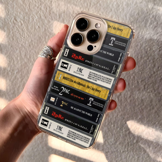 Tupac Albums Cassette Collection Retro MagSafe Phone Case