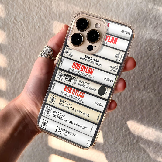 Bob Dylan Albums Cassette Collection Retro MagSafe Phone Case