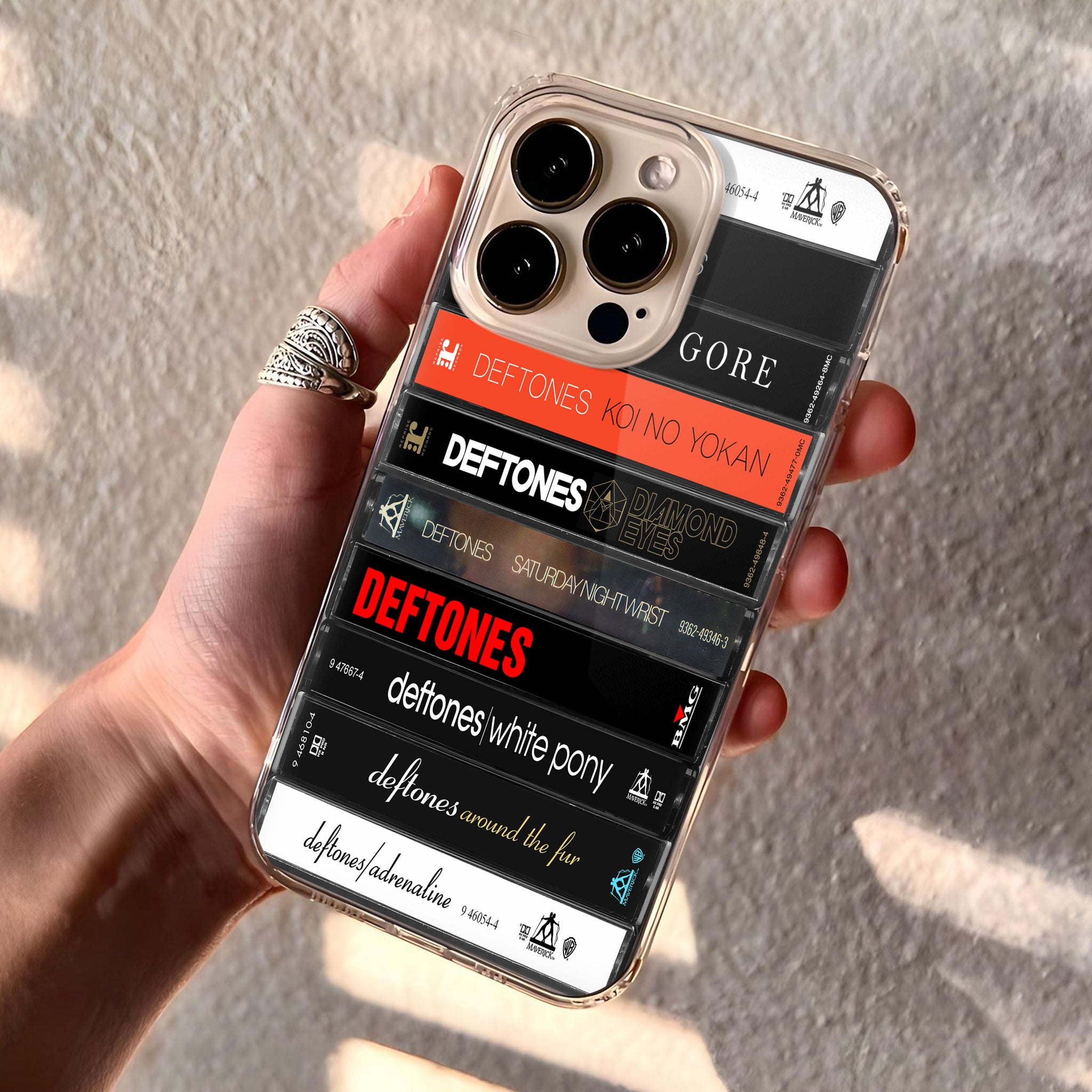 Deftones Albums Cassette Collection Retro MagSafe Phone Case