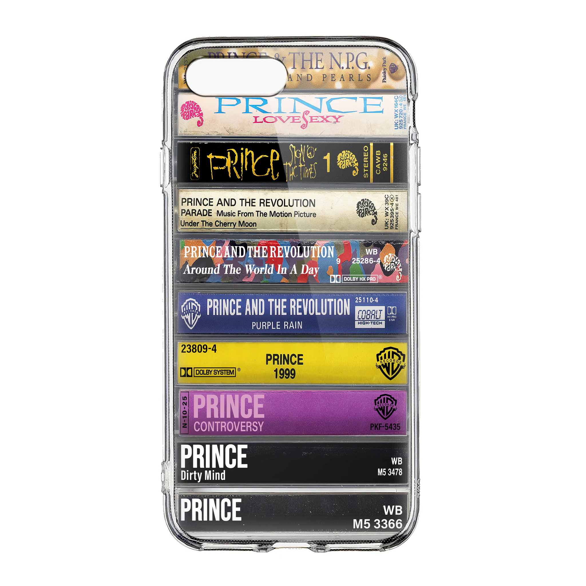 Prince Albums Cassette Collection Retro MagSafe Phone Case