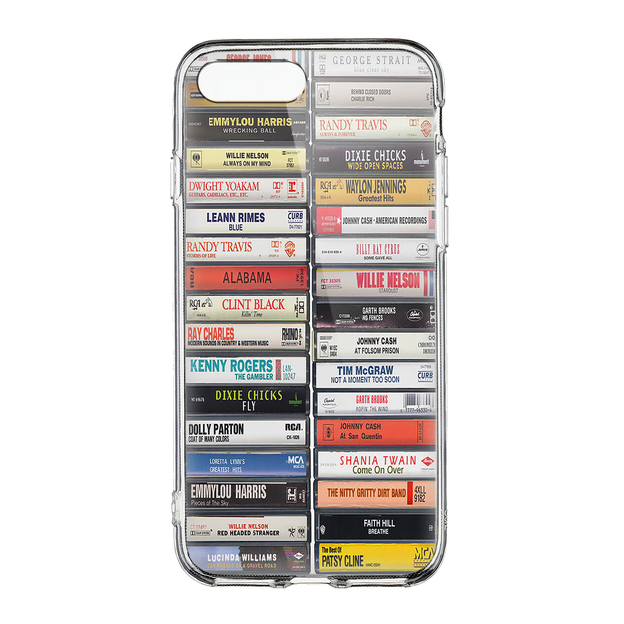 Country Music Albums Cassette Collection Retro Phone Case