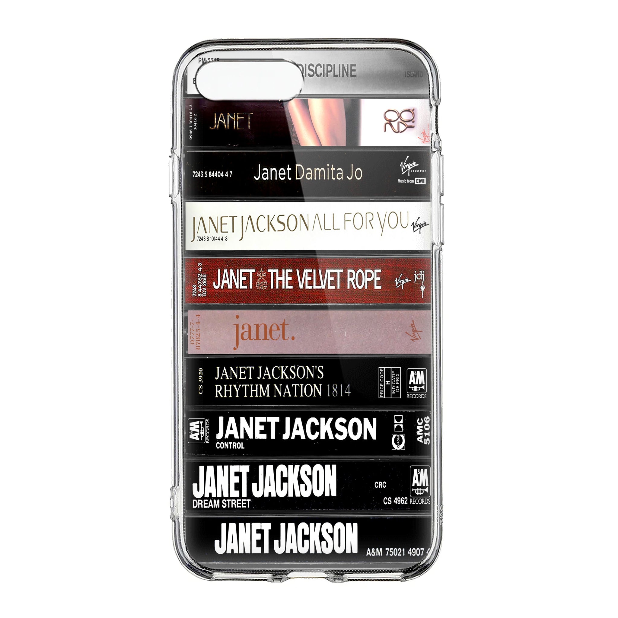 Janet Jackson Albums Cassette Collection Retro MagSafe Phone Case