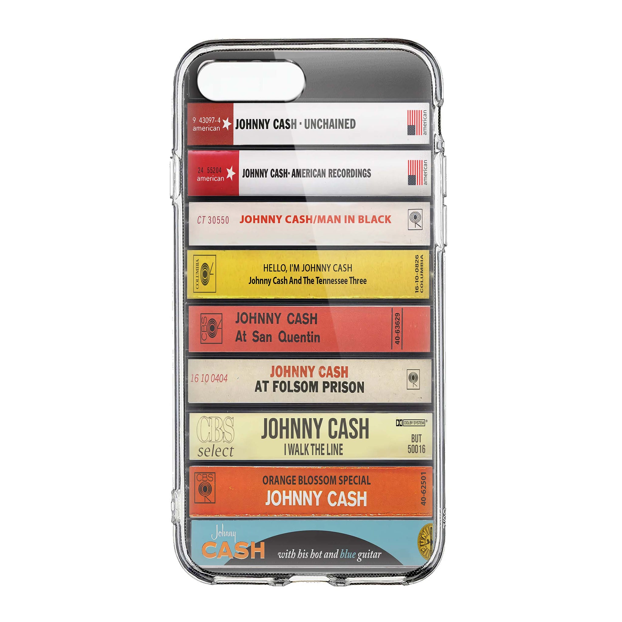 Johnny Cash Albums Cassette Collection Retro MagSafe Phone Case