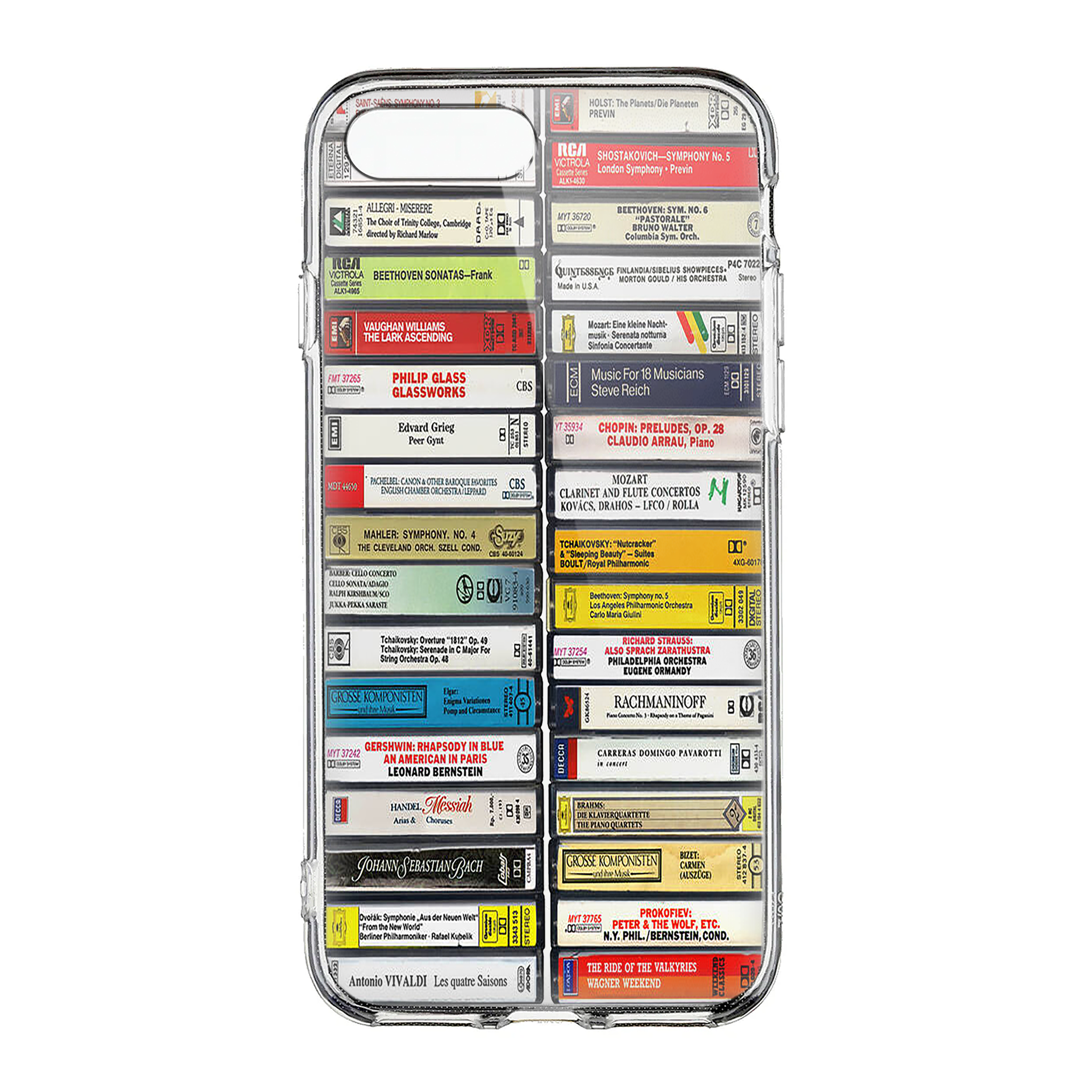 Classical Music Albums Cassette Collection Retro Phone Case