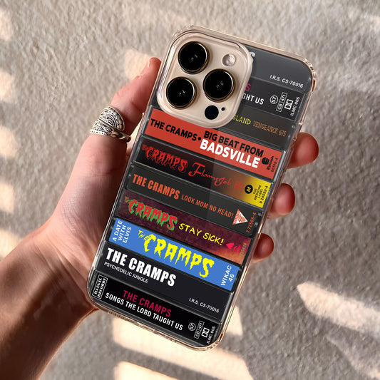 The Cramps Albums Cassette Collection Retro Phone Case