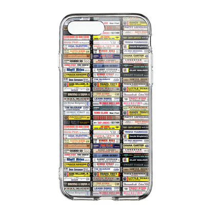 80's & 90's Country Music Albums Cassette Collection Retro Phone Case