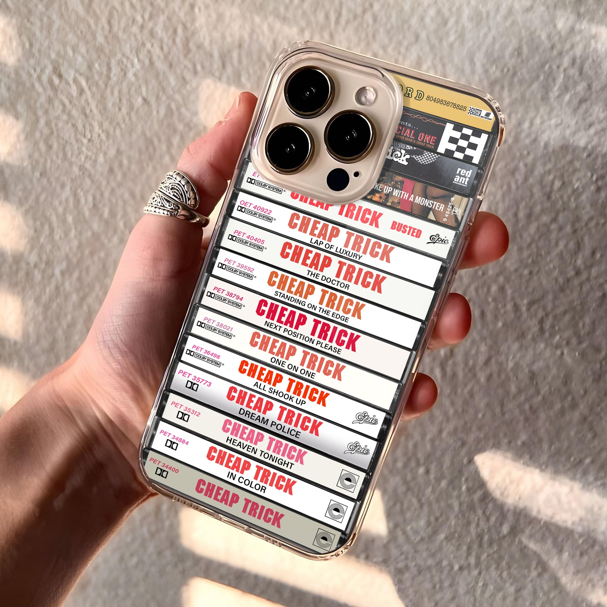 Cheap Trick Albums Cassette Collection Retro Phone Case