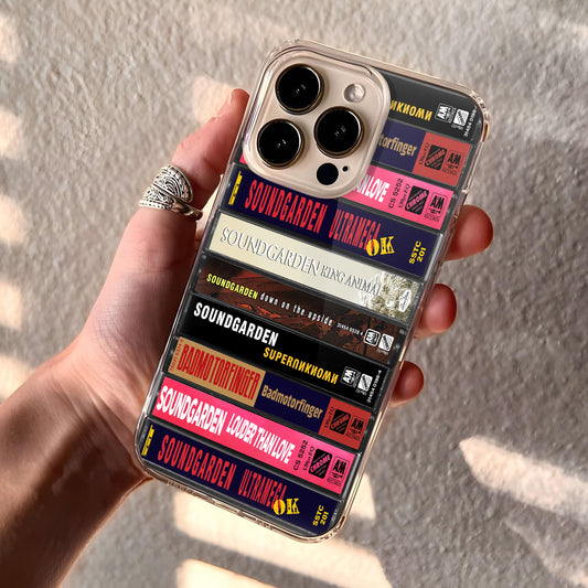 Soundgarden Albums Cassette Collection Retro Phone Case