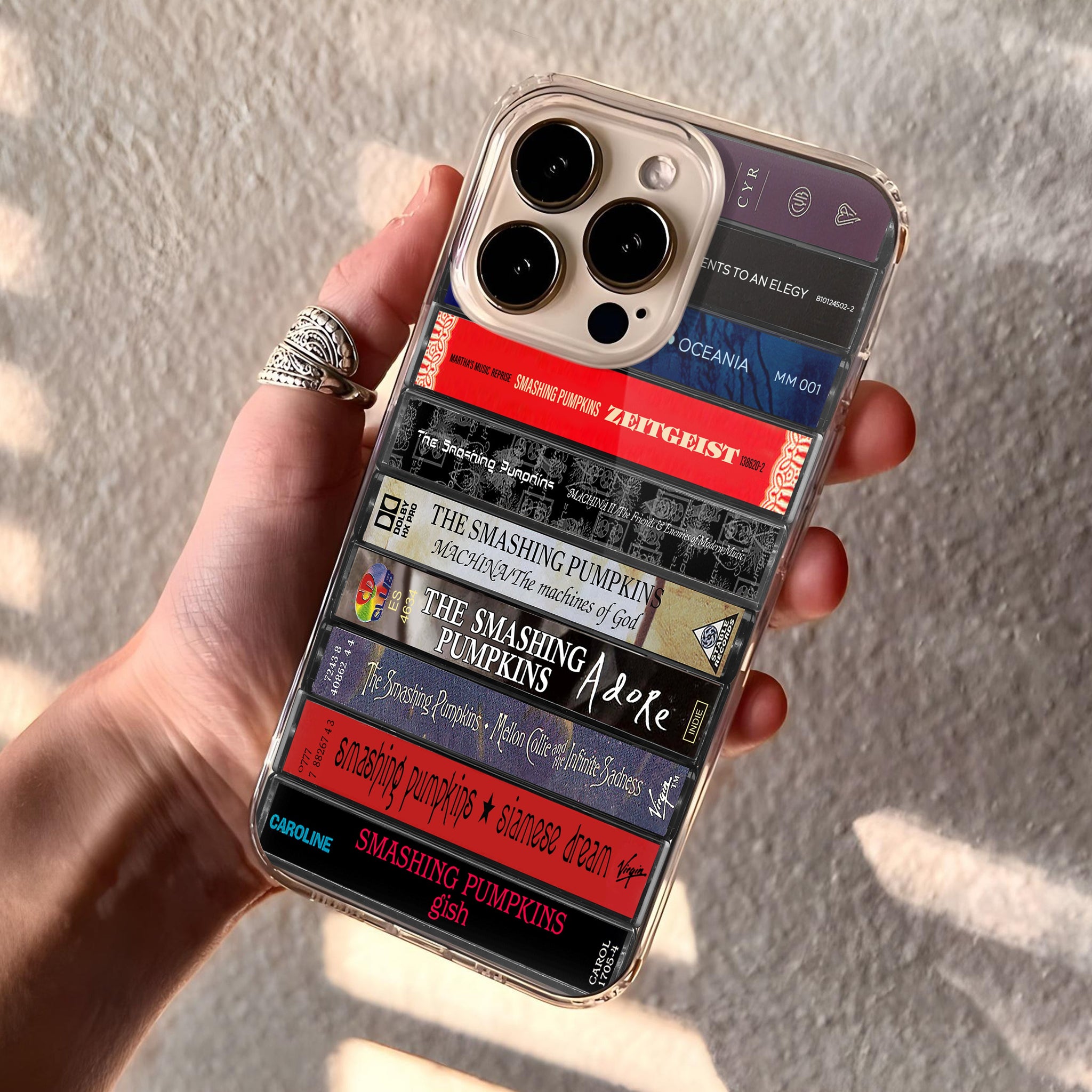 The Smashing Pumpkins Albums Cassette Collection Retro Phone Case