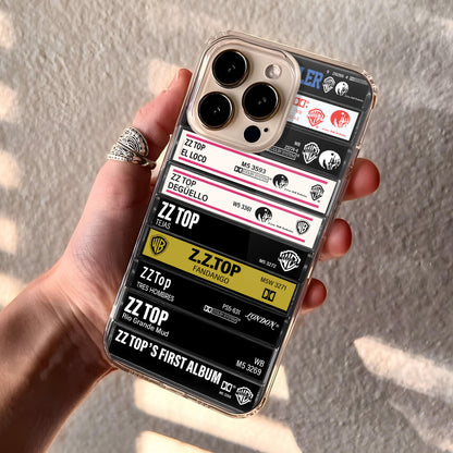 ZZ Top Albums Cassette Collection Retro Phone Case