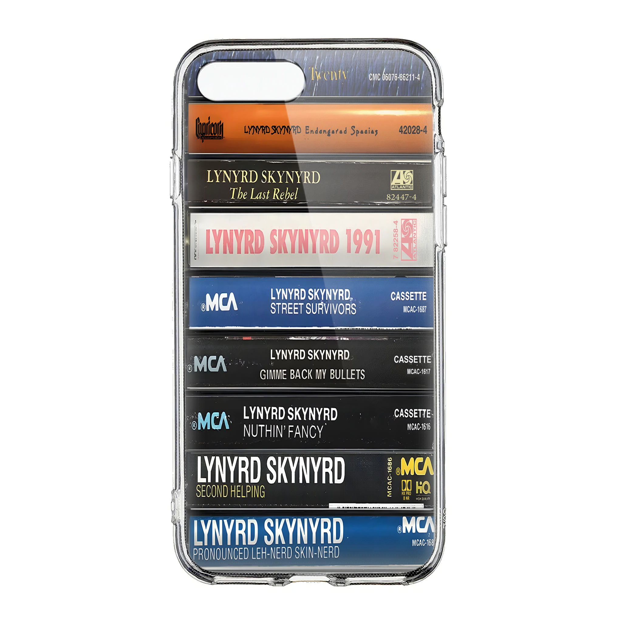 Lynyrd Skynyrd Albums Cassette Collection Retro Phone Case