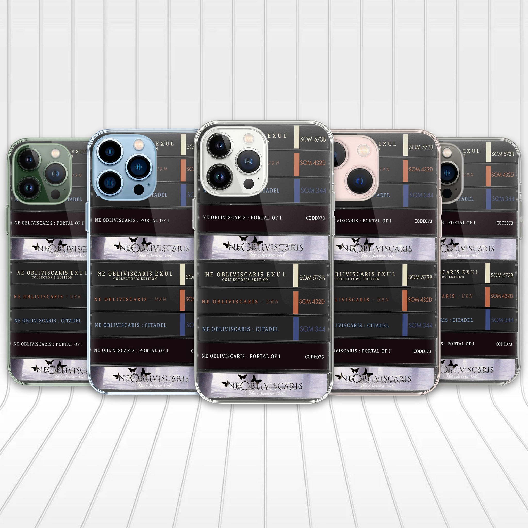 Ne Obliviscaris Albums Cassette Collection Retro Phone Case