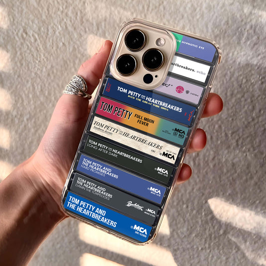 Tom Petty Albums Cassette Collection Retro Phone Case