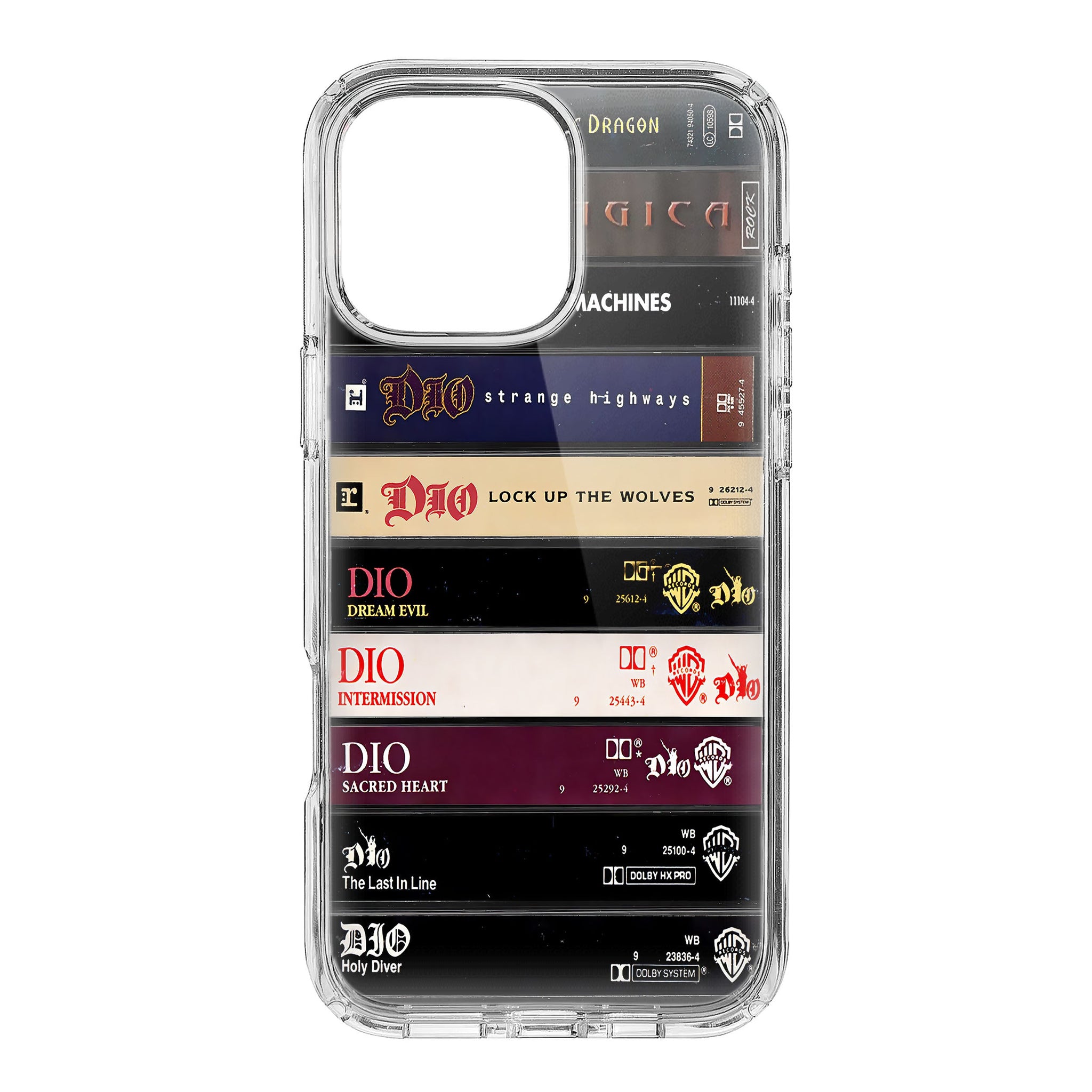 Dio Albums Cassette Collection Retro Phone Case