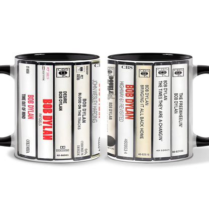 Bob Dylan Cassette Retro Collection Accent Mug