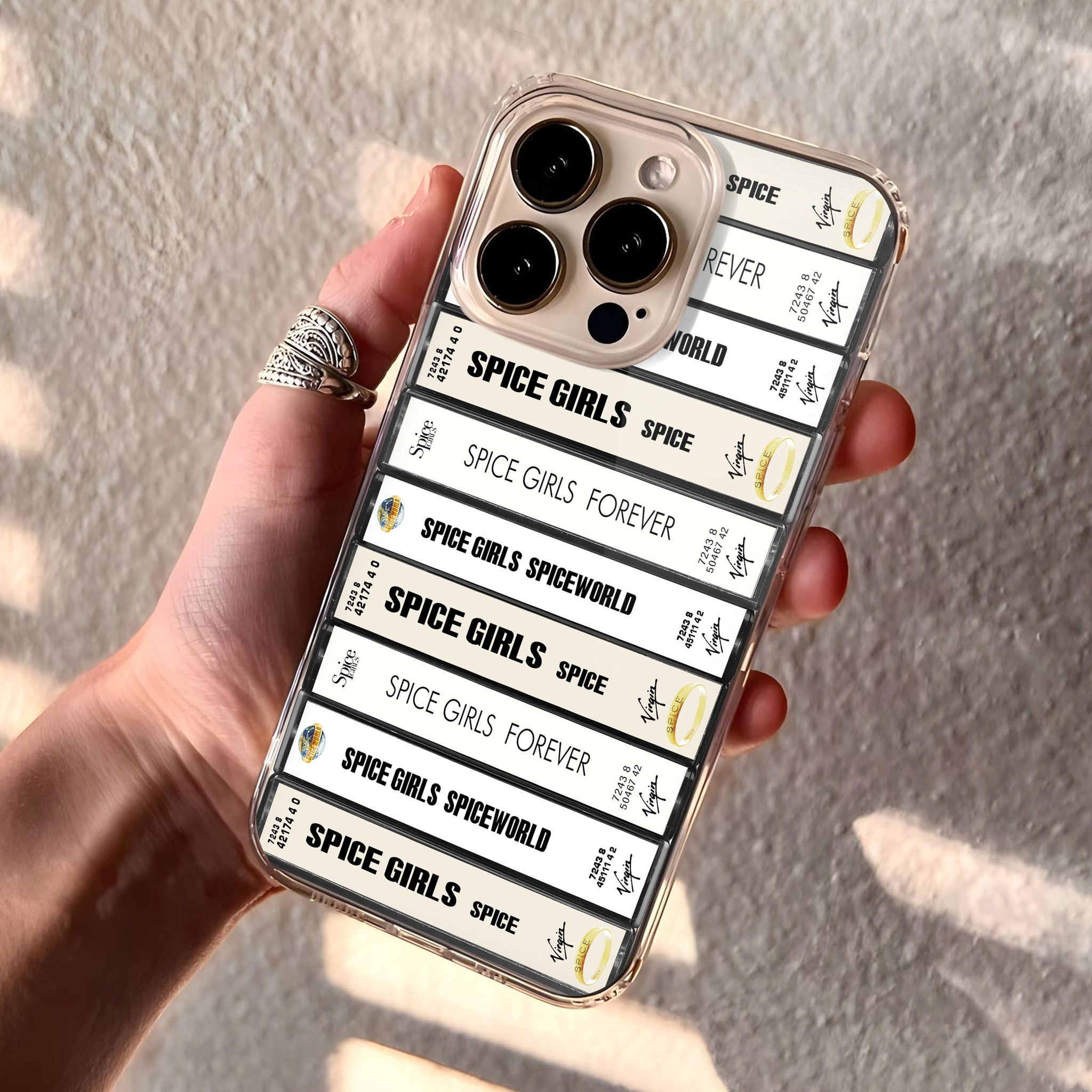 Spice Girls Albums Cassette Collection Retro Phone Case