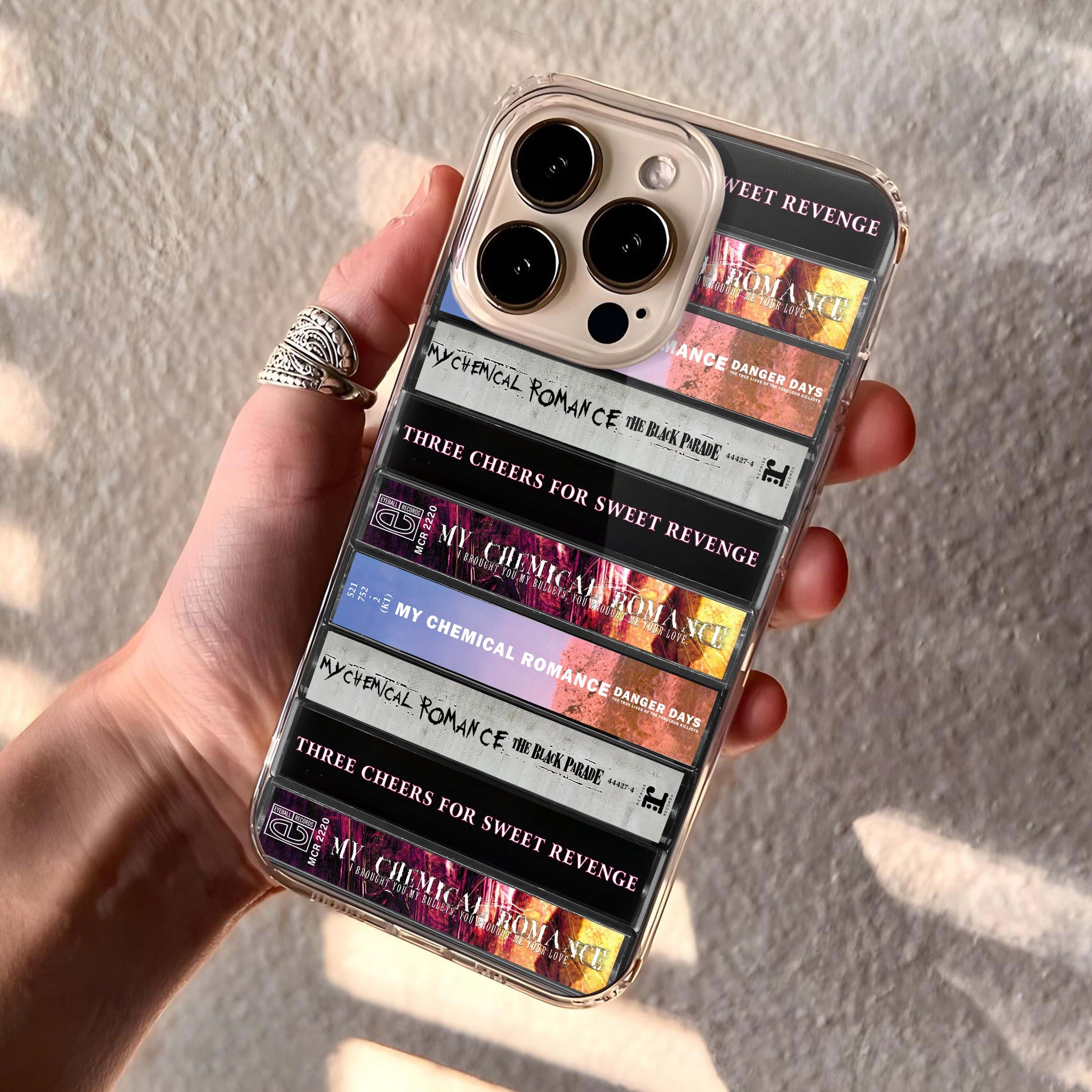 My Chemical Romance Albums Cassette Collection Retro Phone Case