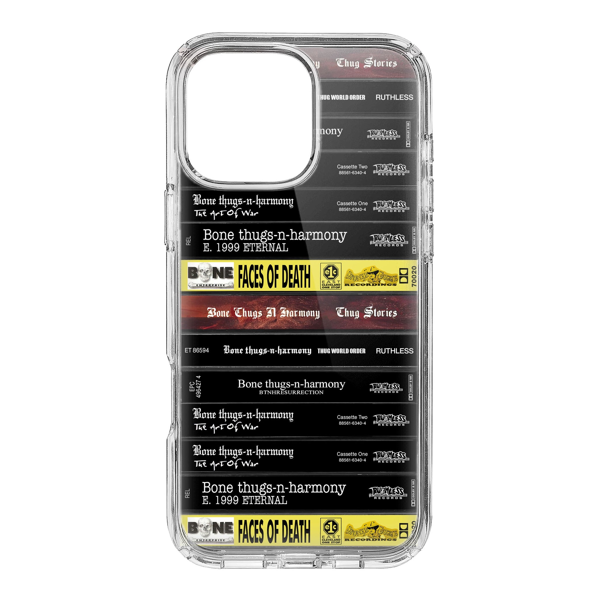 Bone Thugs-n-Harmony Albums Cassette Collection Retro Phone Case