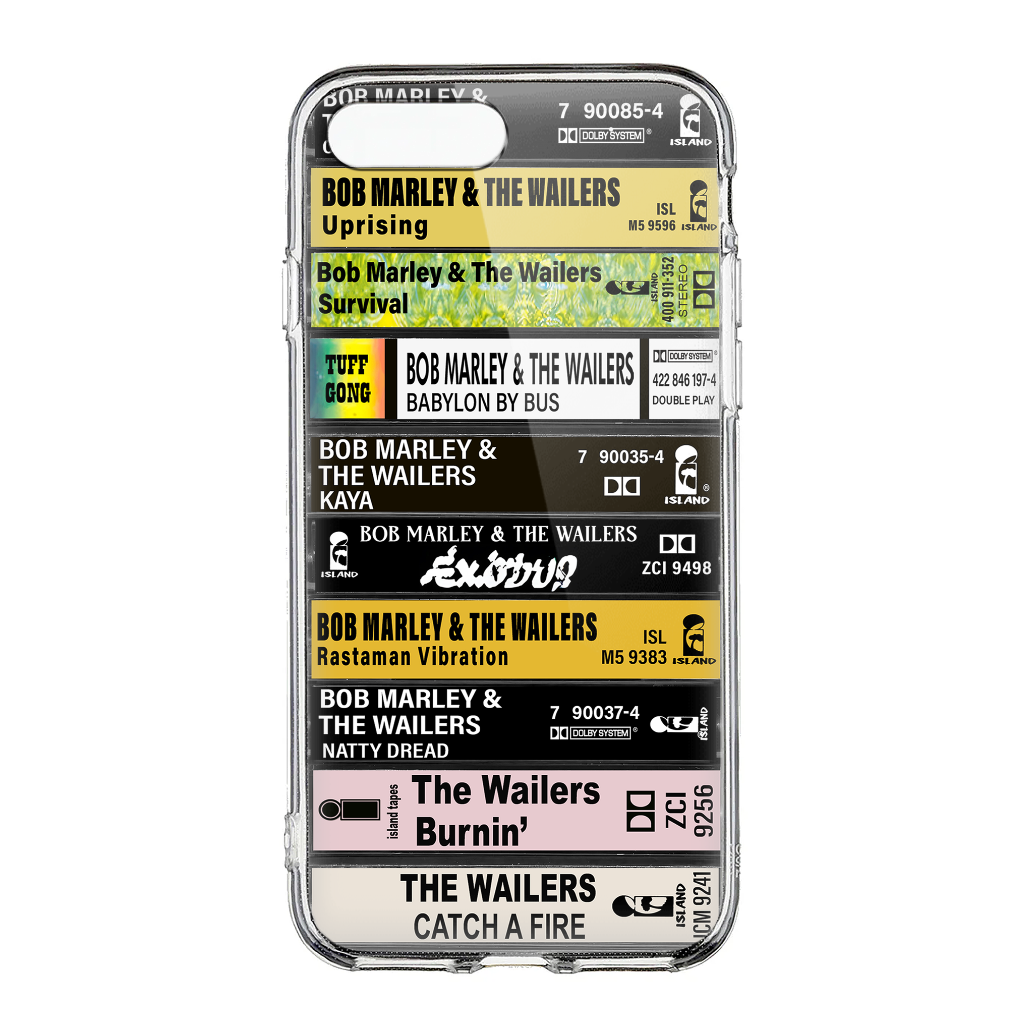 Bob Marley Albums Cassette Collection Retro Phone Case