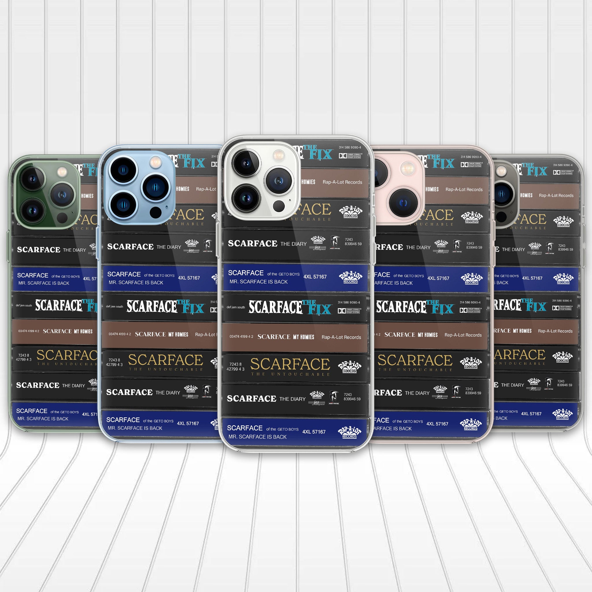 Scarface Albums Cassette Collection Retro Phone Case
