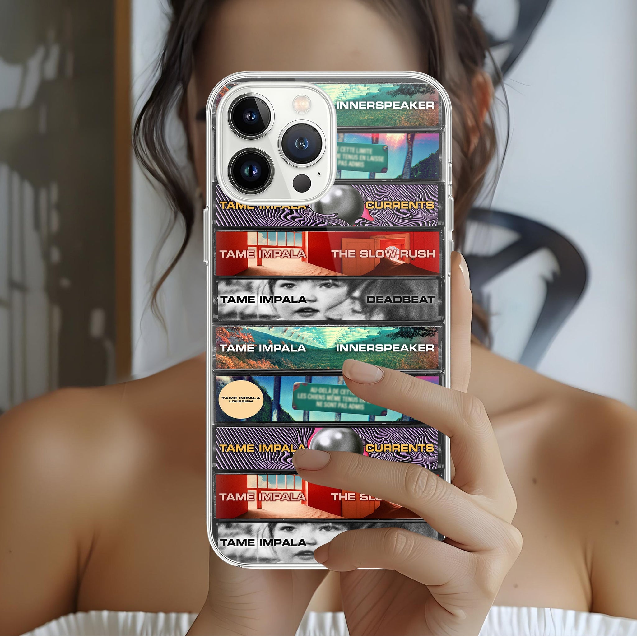 Tame Impala Albums Cassette Collection Retro Phone Case