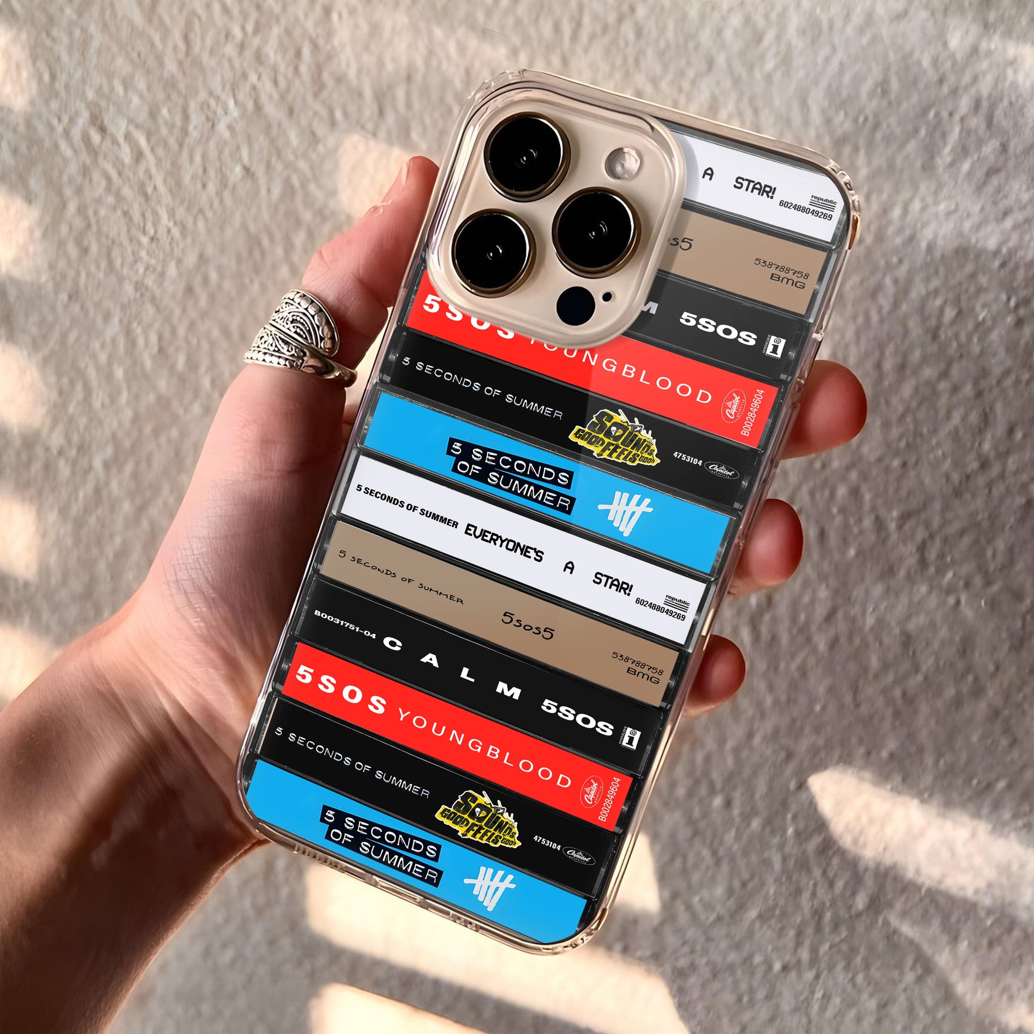 5 Seconds of Summer Albums Cassette Collection Retro Phone Case