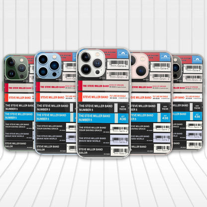 Steve Miller Band Albums Cassette Collection Retro Phone Case