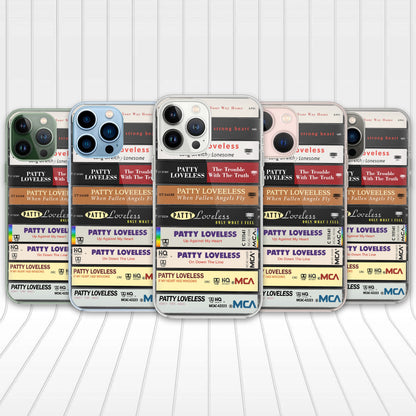 Patty Loveless Albums Cassette Collection Retro Phone Case